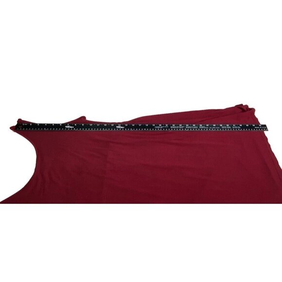 GLAMIX Fit Flare Maternity Dress Sleeveless Red S 61-5 NWT - Picture 9 of 13